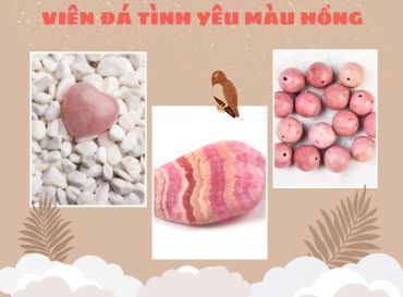 Sự khác nhau giữa những viên đá màu hồng: Rhodochrosite, Rhodonite và Thạch anh hồng